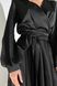 Шелковое черное вечернее платье в пол Шик, 42-44