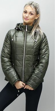 Жіноча демісезонна куртка КР1 хакі Murenna Furs