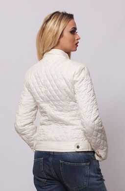 Короткая женская куртка СК1 ваниль Murenna Furs