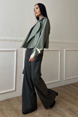 Темно-серые женские брюки палаццо Фива Jadone Fashion