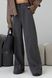 Темно-серые женские брюки палаццо Фива, 50-52