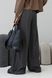 Темно-сірі жіночі брюки палаццо Фіва, 50-52