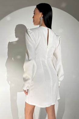 Белое короткое вечернее платье Дайон Jadone Fashion