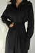 Черное платье рубашка Косет без портупеи, 42-46