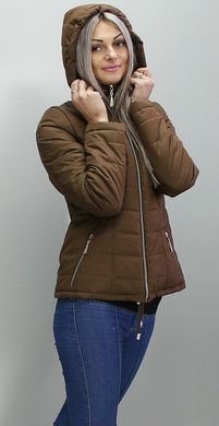 Демисезонная коричневая куртка КР1 Murenna Furs