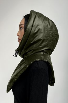 Жіночий зимовий капор з плащовки хакі Jadone Fashion