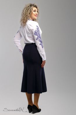 Темно-синяя женская юбка 1988 Seventeen