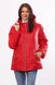 Жіноча червона демісезонна комбінована куртка Murenna, 54