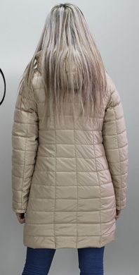 Демисезонная бежевая куртка КР11 Murenna Furs