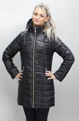 Демісезонна чорна куртка КР11 Murenna Furs