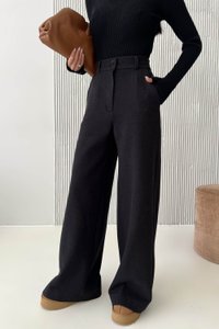 Чорні жіночі брюки палаццо Брют Jadone Fashion