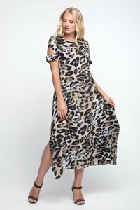 Платье Сакура леопард All Posa