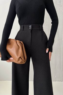 Чорні жіночі брюки палаццо Брют Jadone Fashion