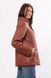 Жіноча коричнева демісезонна комбінована куртка Murenna, 30
