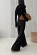 Чорні жіночі брюки палаццо Брют, 40-42