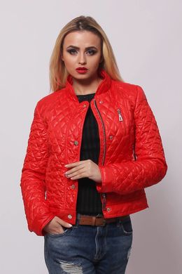 Короткая женская красная куртка СК1 Murenna Furs
