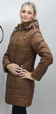 Демісезонна коричнева куртка КР11 Murenna Furs