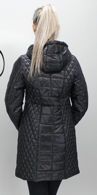 Демисезонная черная куртка КМ11 Murenna Furs