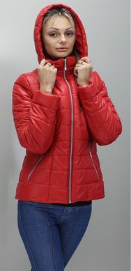 Червона жіноча демісезонна куртка КР1 Murenna Furs