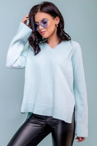 Голубой пуловер 3276 Seventeen