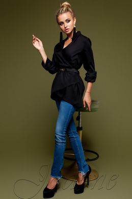 Черная женская рубашка Гремми Jadone Fashion