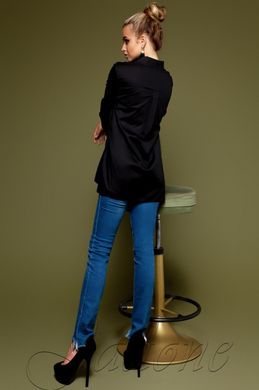 Чорна жіноча сорочка Греммі Jadone Fashion