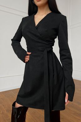 Замшевое черное платье Ариан Jadone Fashion