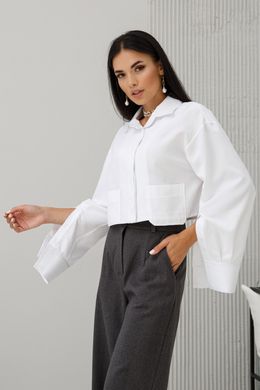 Бавовняна біла блуза Світ Jadone Fashion