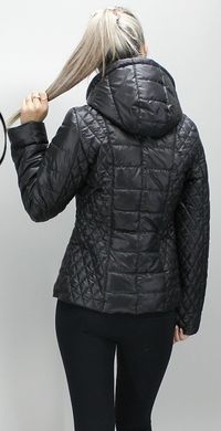 Осенняя черная куртка КМ1 Murenna Furs