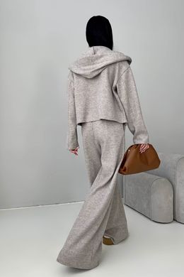 Бежевые брюки палаццо из ангоры Ридли Jadone Fashion