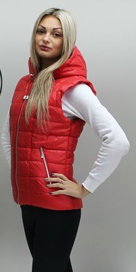 Женский красный жилет КР-2 Murenna Furs