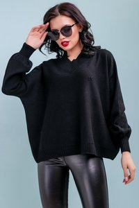 Черный пуловер 3264 Seventeen