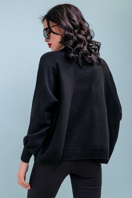 Чорний пуловер 3264 Seventeen