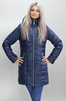 Демісезонна темно-синя куртка КР11 Murenna Furs