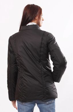 Черная матовая демисезонная куртка Murenna Murenna Furs