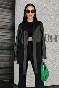 Чорний жіночий піджак Глобал Jadone Fashion