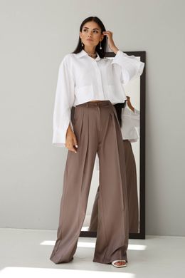 Коричневые брюки палаццо Джил Jadone Fashion