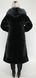 Шуба жіноча чорний мутон з капюшоном екохутро F30, 44-46