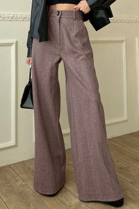 Коричневі брюки палаццо Фіва Jadone Fashion