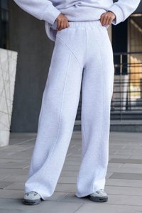 Меланжевые брюки на флисе Исса Jadone Fashion