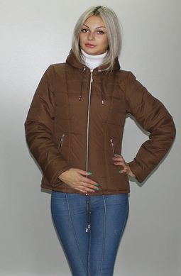 Коричневая женская куртка КР2 Murenna Furs
