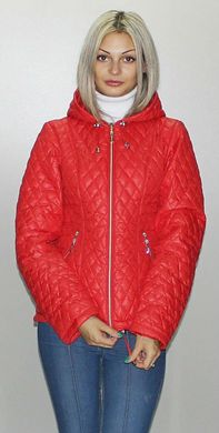 Осенняя красная куртка КС-2 Murenna Furs