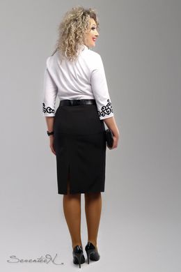Офисная женская черная юбка 1992 Seventeen