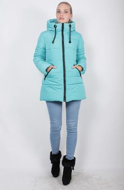 Блакитна куртка К 30-03(к) Murenna Furs