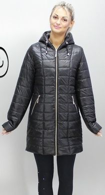 Чорна демісезонна куртка КР 12 Murenna Furs