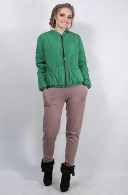 Женская зеленая куртка К-39 Murenna Furs