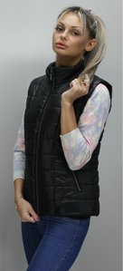 Стильна чорна жіноча жилетка КР Murenna Furs