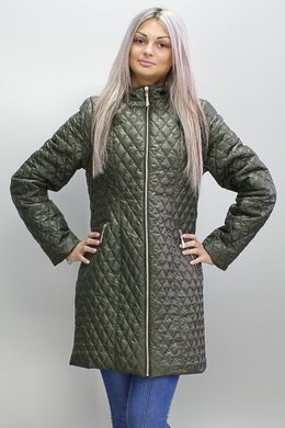 Жіноча куртка Саманта2 хакі Murenna Furs