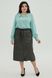 Женская юбка из экокожи Опиум хаки, 50