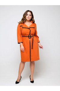 Оранжевое платье Мальфа Luzana